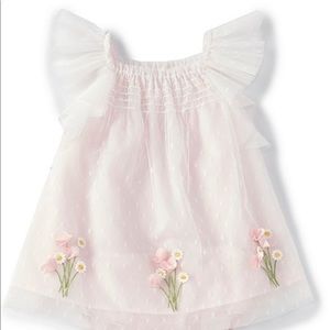 Baby Biscotti Flutter sleeve dress